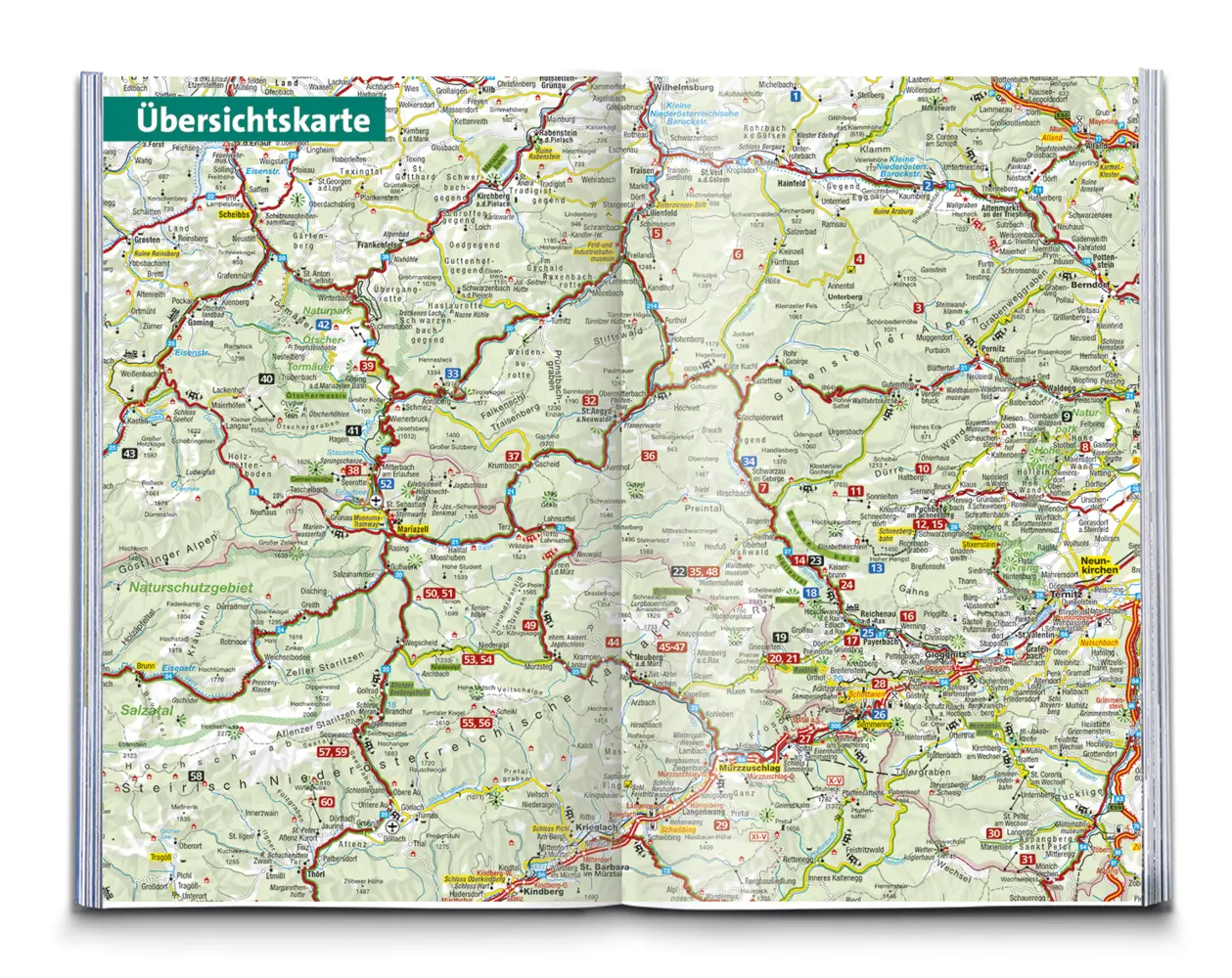 Bild: 9783991542872 | KOMPASS Wanderführer Wiener Hausberge, 60 Touren mit Extra-Tourenkarte