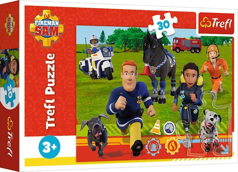 Cover: 5900511182972 | Puzzle 30 - Feuerwehrmann Sam | Spiel | In Kartonage | 18297 | 2024