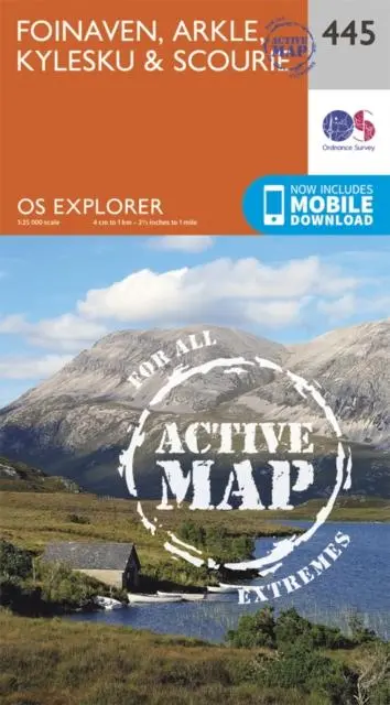 Cover: 9780319472972 | Foinaven, Arkle, Kylesku and Scourie | Ordnance Survey | (Land-)Karte