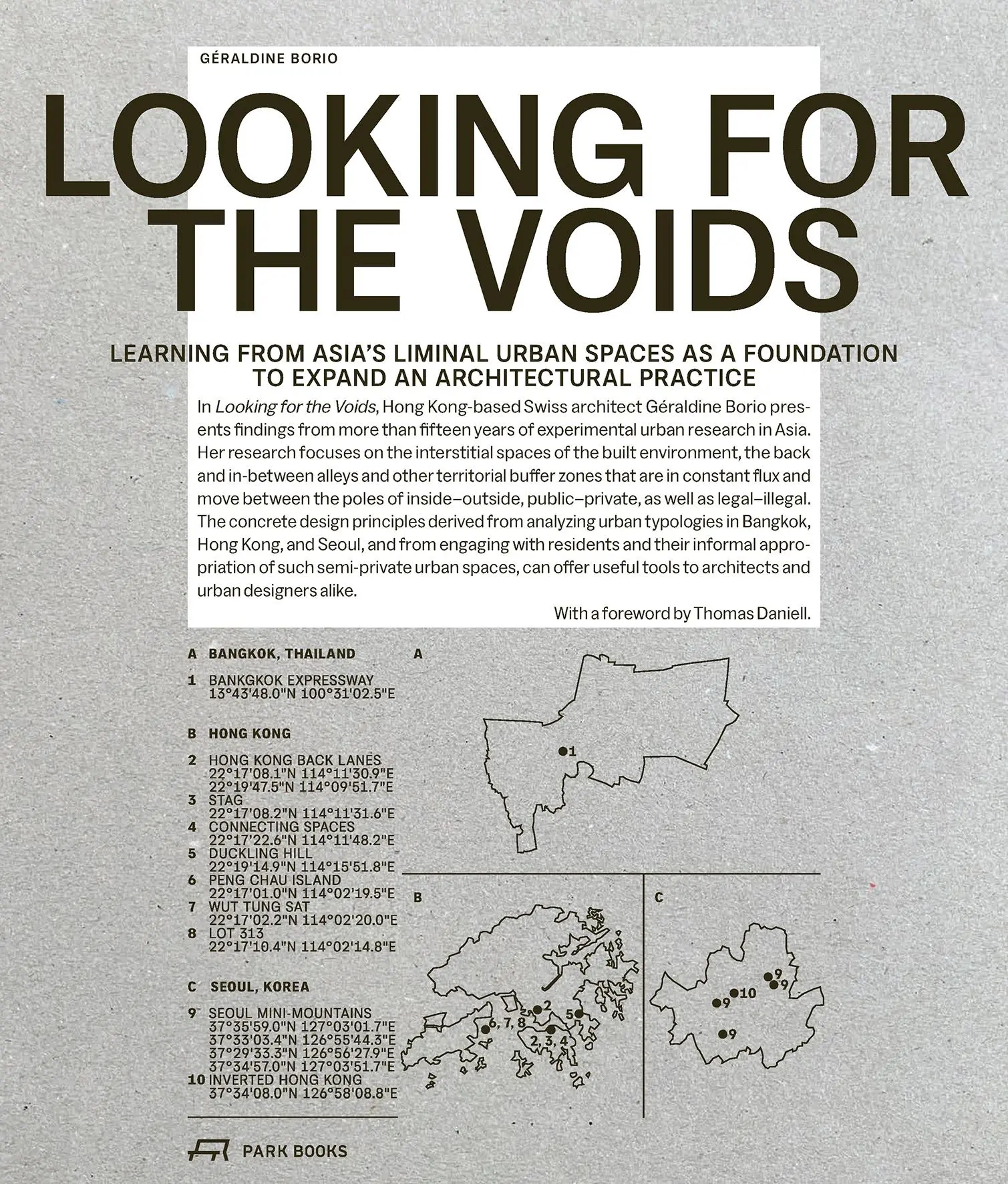 Cover: 9783038602972 | Looking for the Voids | Géraldine Borio | Taschenbuch | Spiralbindung