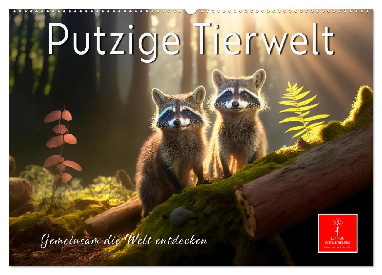 Cover: 9783457542972 | Putzige Tierwelt - gemeinsam die Welt entdecken (Wandkalender 2026...