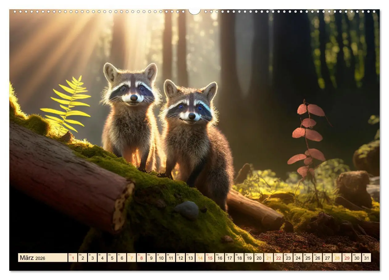 Bild: 9783457542972 | Putzige Tierwelt - gemeinsam die Welt entdecken (Wandkalender 2026...