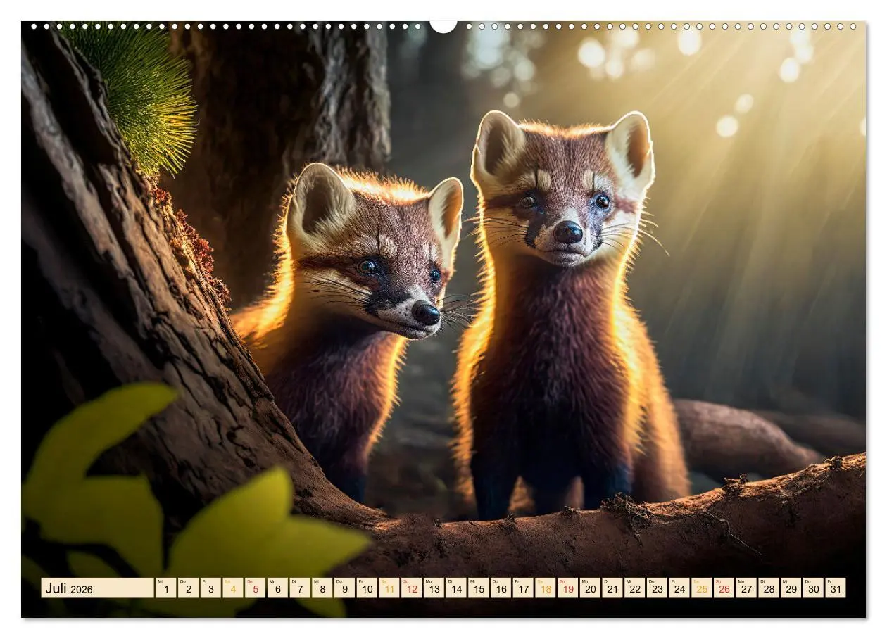 Bild: 9783457542972 | Putzige Tierwelt - gemeinsam die Welt entdecken (Wandkalender 2026...