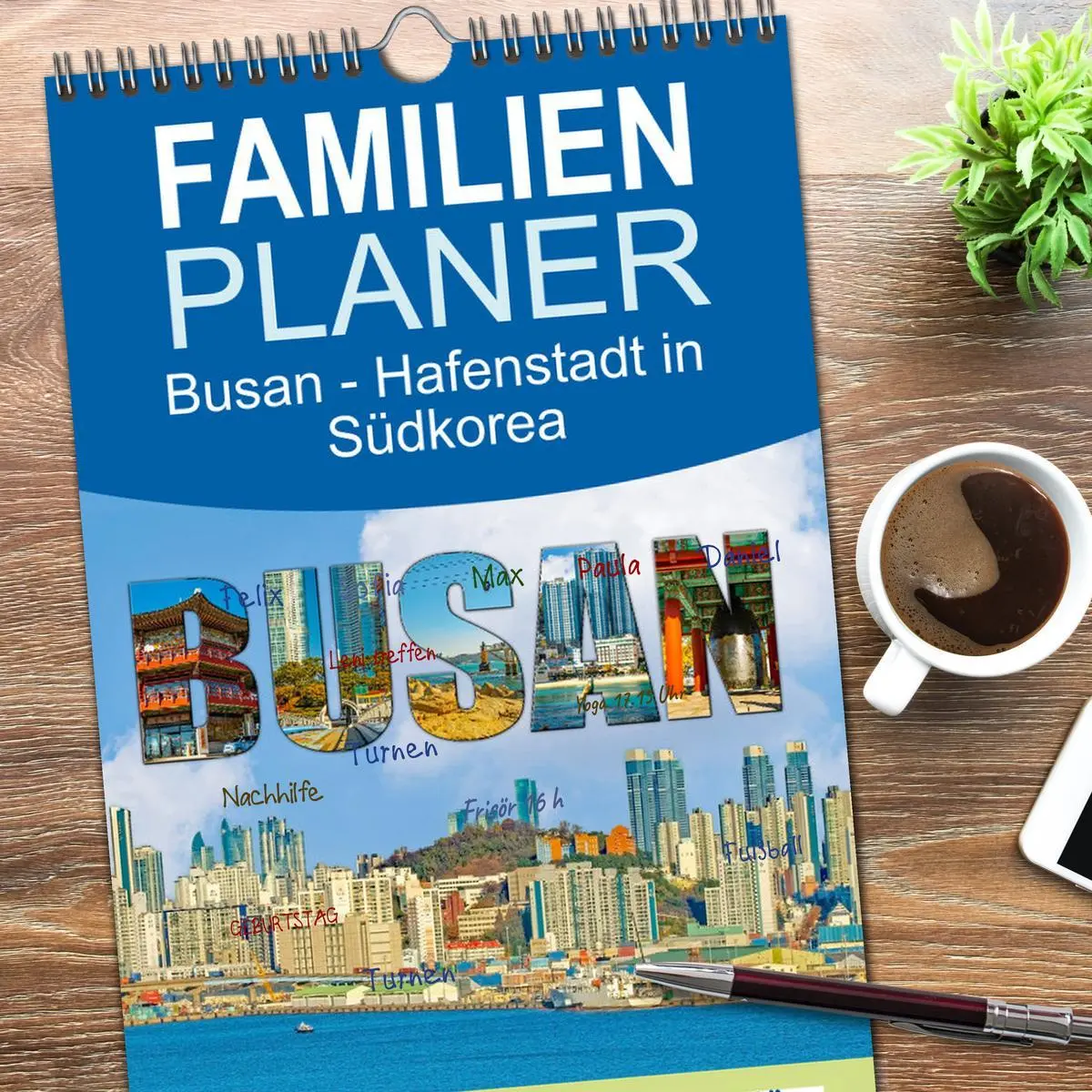 Bild: 9783516492972 | Familienplaner 2026 - Busan - Hafenstadt in Südkorea mit 5 Spalten...
