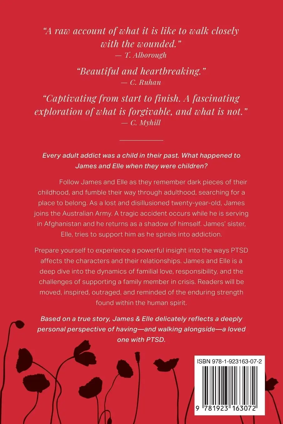 Rückseite: 9781923163072 | James &amp; Elle | Part-memoir, part-fiction | Casey Rae | Taschenbuch