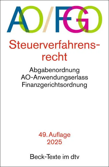 Cover: 9783423533072 | Abgabenordnung. AO / FGO | Taschenbuch | dtv-Taschenbücher Beck Texte