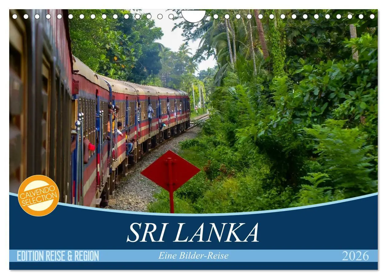 Cover: 9783516213072 | Sri Lanka - Eine Bilder-Reise (Wandkalender 2026 DIN A4 quer),...