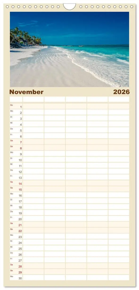 Bild: 9783516523072 | Familienplaner 2026 - Karibu Sansibar mit 5 Spalten (Wandkalender,...