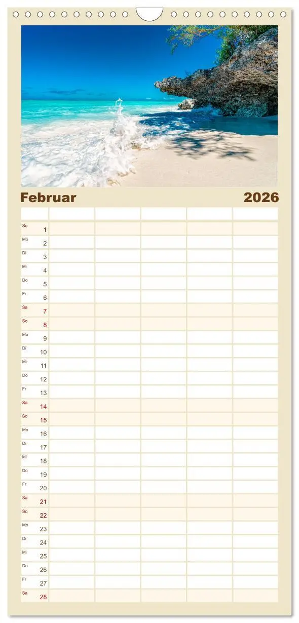 Bild: 9783516523072 | Familienplaner 2026 - Karibu Sansibar mit 5 Spalten (Wandkalender,...