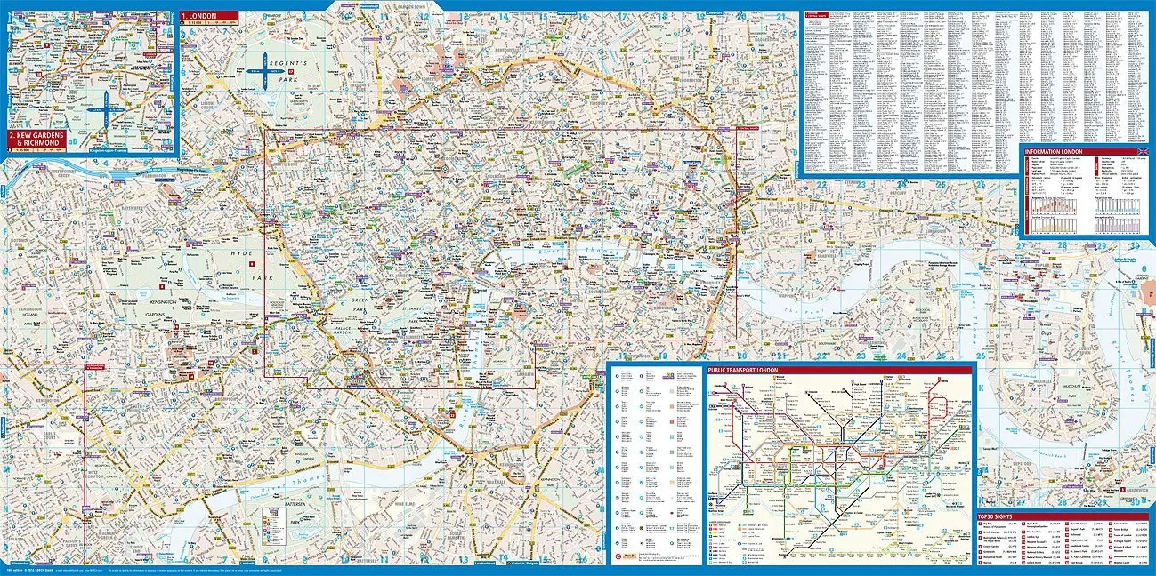 Bild: 9783866093072 | Borch Map London | (Land-)Karte | Mehrfarbendruck. Gefalzt | 2 S.