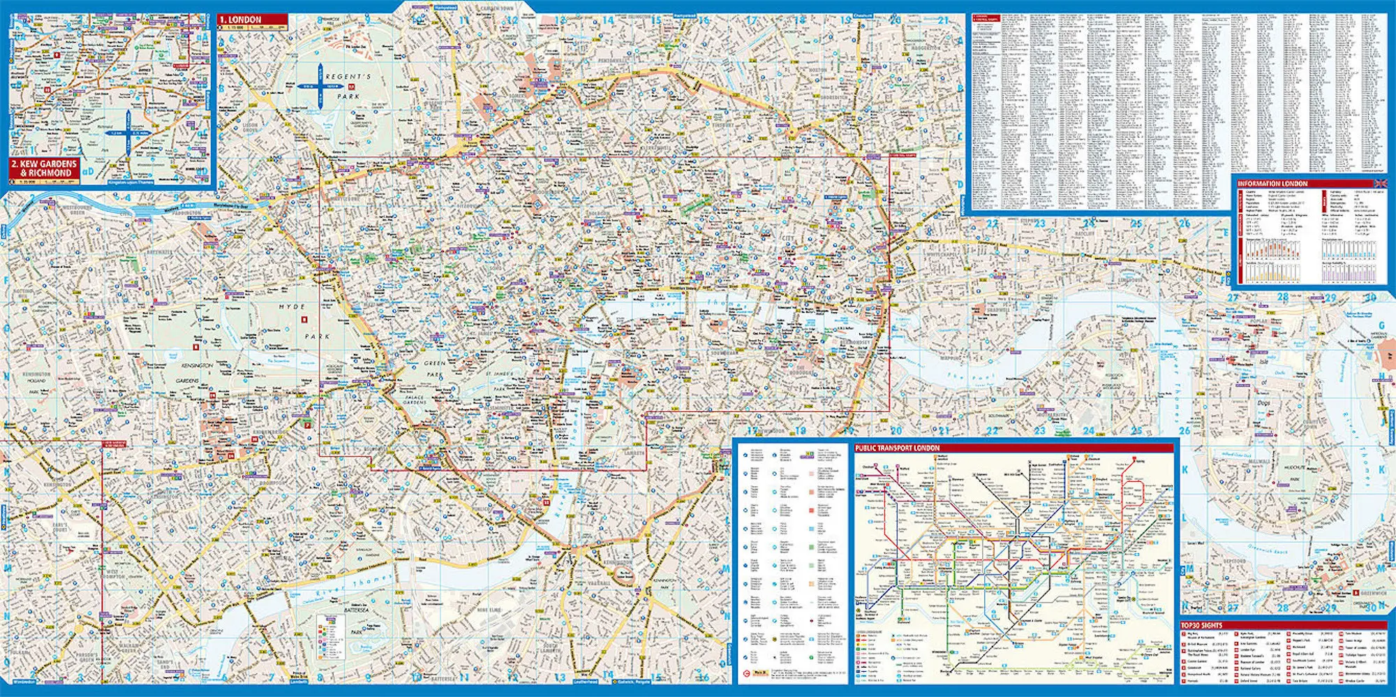 Bild: 9783866093072 | Borch Map London | (Land-)Karte | Mehrfarbendruck. Gefalzt | 2 S.