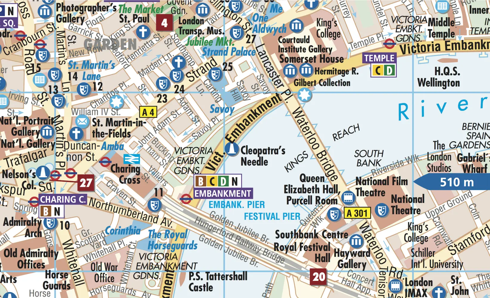 Bild: 9783866093072 | Borch Map London | (Land-)Karte | Mehrfarbendruck. Gefalzt | 2 S.