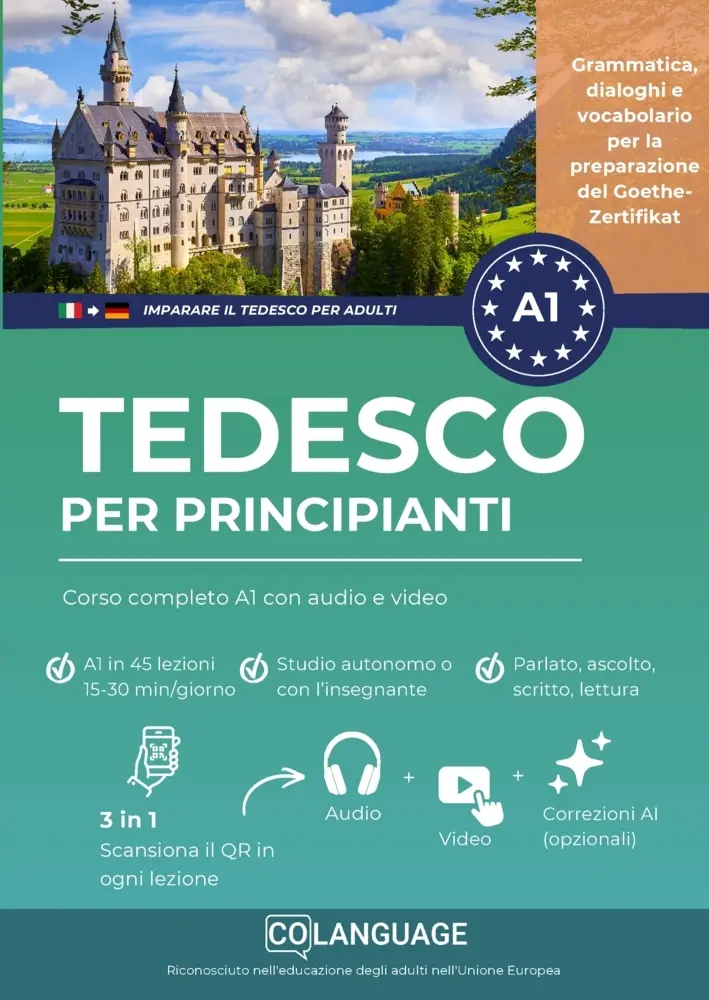 Cover: 9791388253072 | Imparare il tedesco per principianti: Corso completo A1 con audio e...
