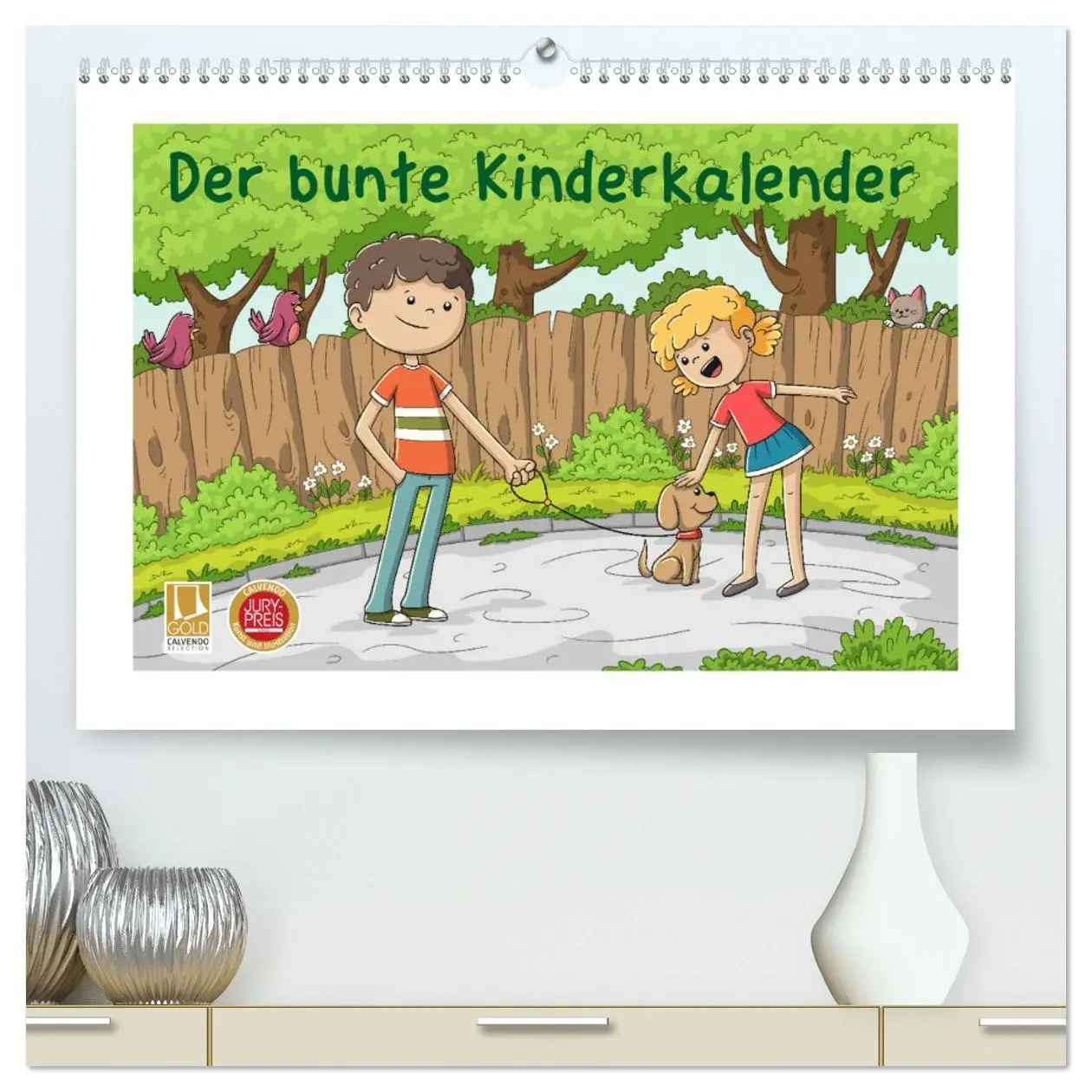 Cover: 9783457663172 | Der bunte Kinderkalender (hochwertiger Premium Wandkalender 2026...