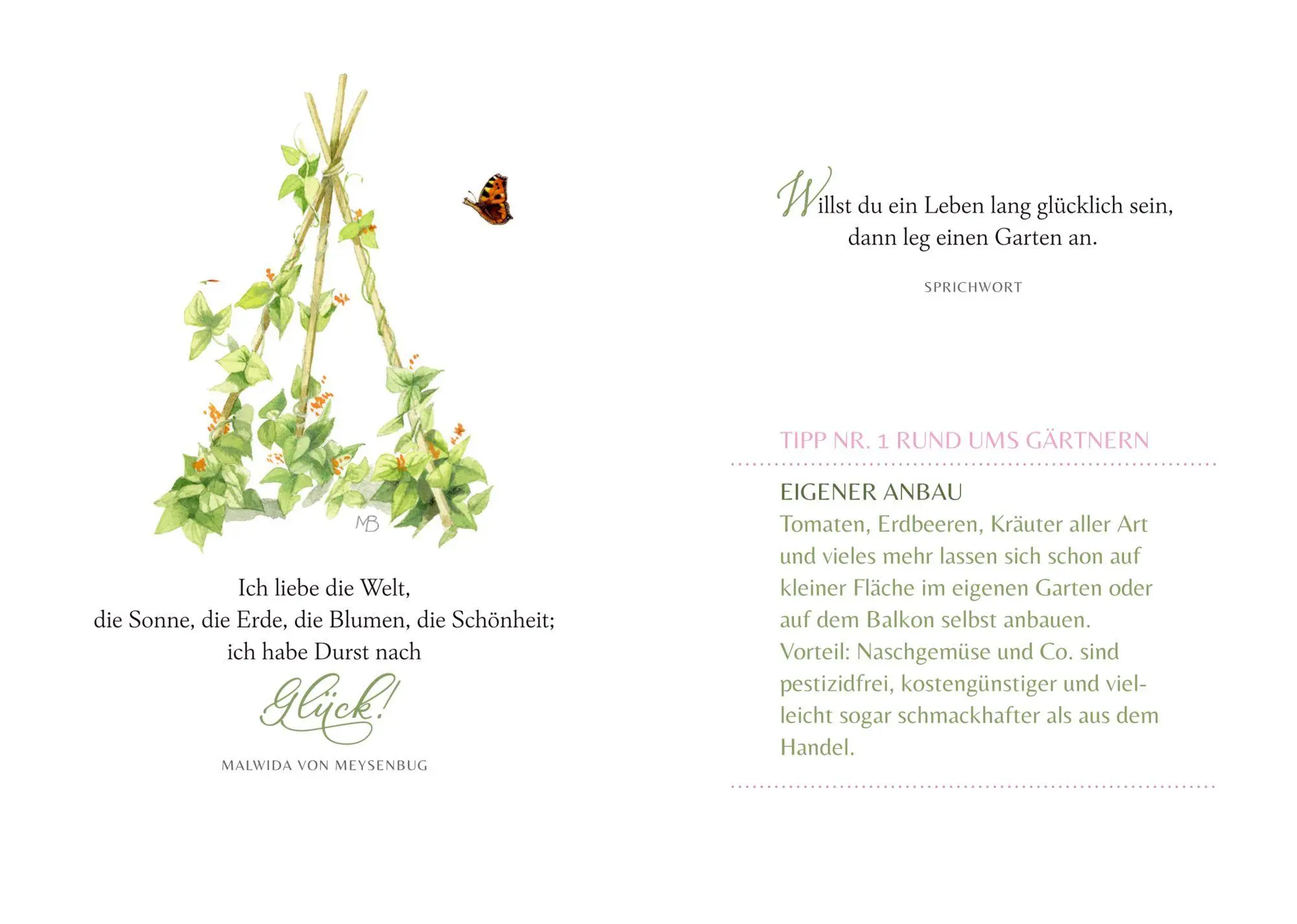 Bild: 9783649653172 | Pflück dir dein Glück | Gartenweisheiten | Marjolein Bastin | Buch