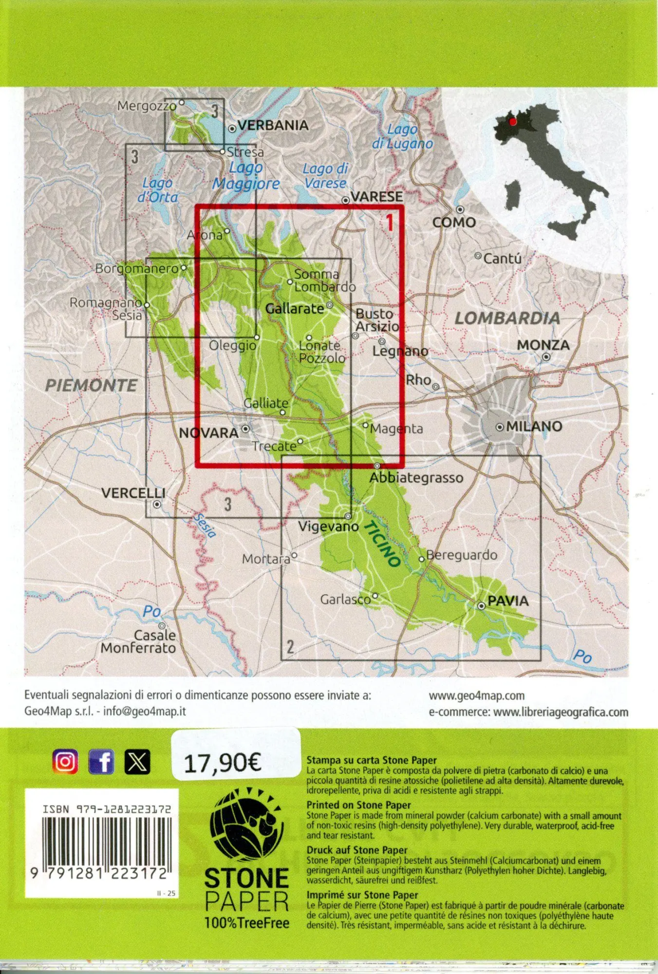 Bild: 9791281223172 | 01 Valle del Ticino | 1:50000 | (Land-)Karte | Deutsch | 2025