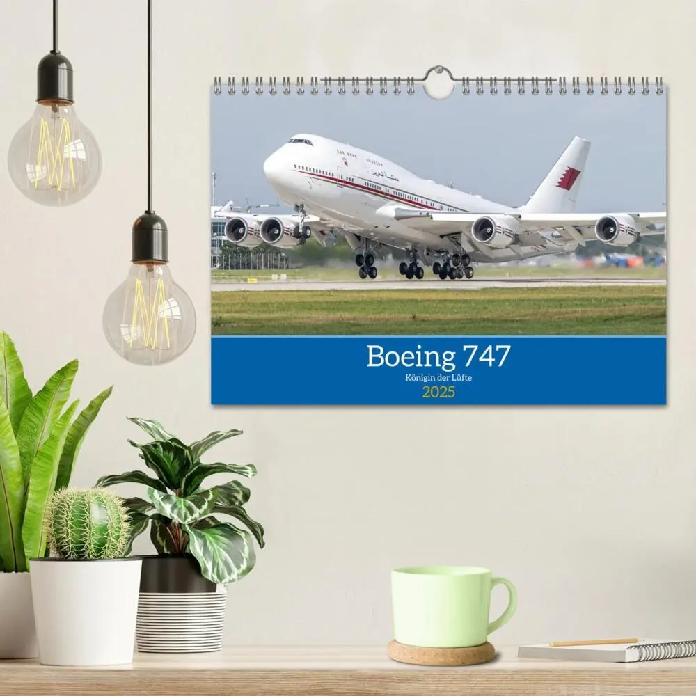 Bild: 9783435013272 | Boeing 747 Kalender (Wandkalender 2025 DIN A4 quer), CALVENDO...