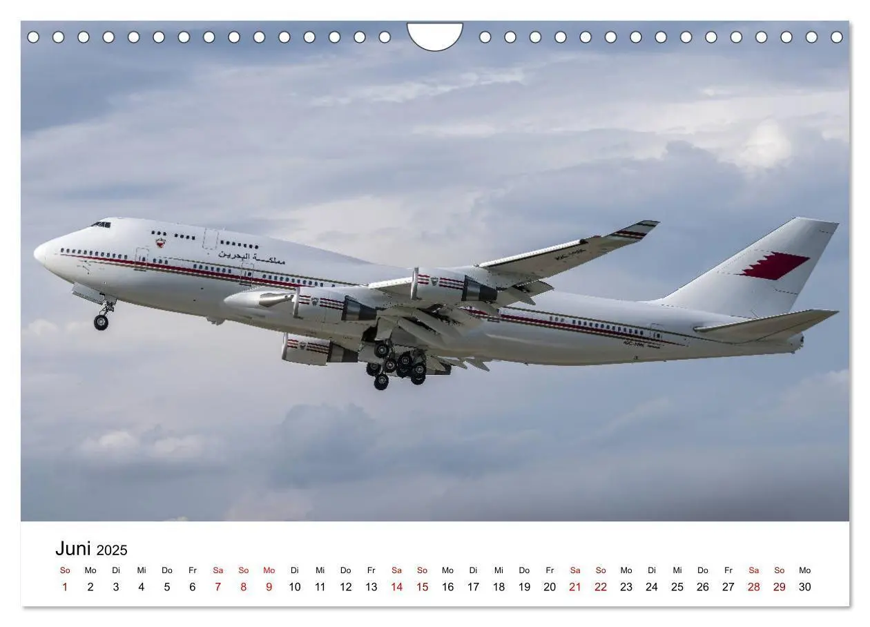 Bild: 9783435013272 | Boeing 747 Kalender (Wandkalender 2025 DIN A4 quer), CALVENDO...