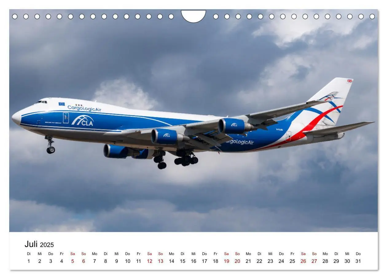 Bild: 9783435013272 | Boeing 747 Kalender (Wandkalender 2025 DIN A4 quer), CALVENDO...