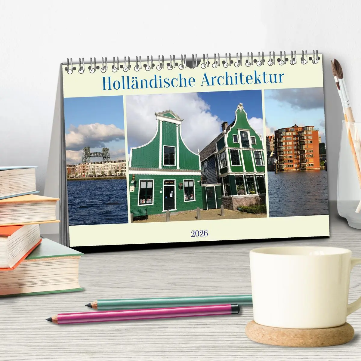 Bild: 9783457583272 | Holländische Architektur (Tischkalender 2026 DIN A5 quer), CALVENDO...