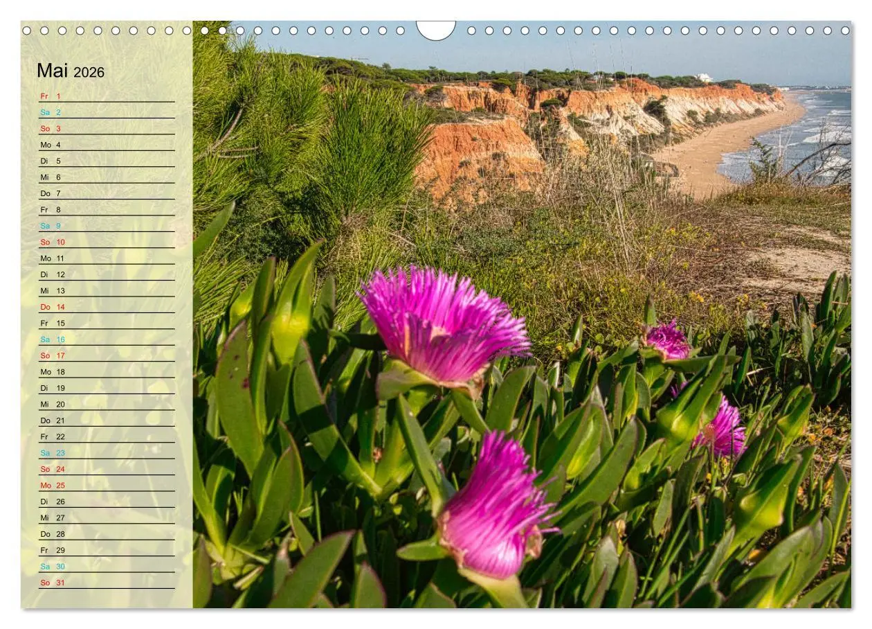 Bild: 9783457653272 | Die Küste der Algarve (Wandkalender 2026 DIN A3 quer), CALVENDO...