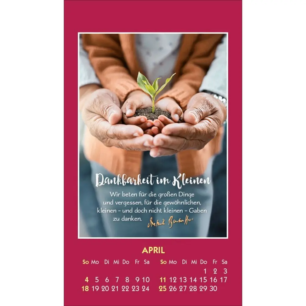 Bild: 9783754893272 | Gott ist bei dir 2027 | Mini-Aufkleber-Kalender | Dietrich Bonhoeffer
