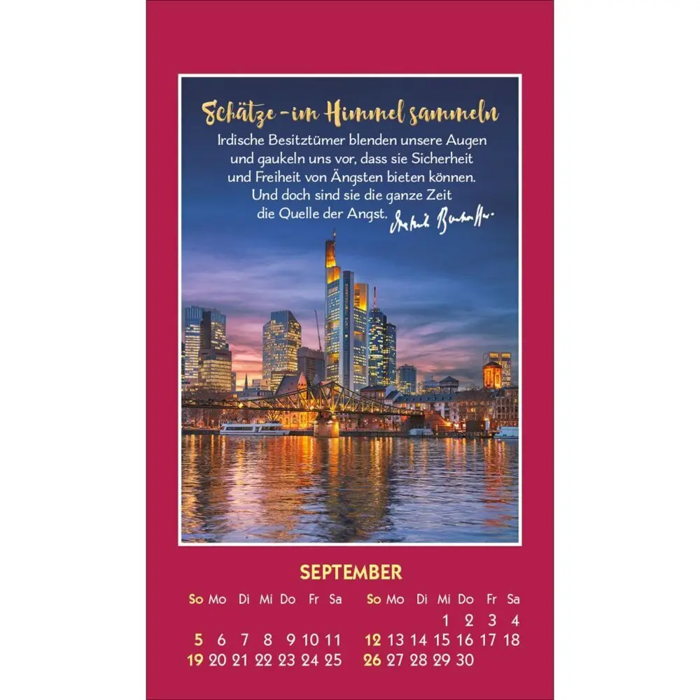 Bild: 9783754893272 | Gott ist bei dir 2027 | Mini-Aufkleber-Kalender | Dietrich Bonhoeffer