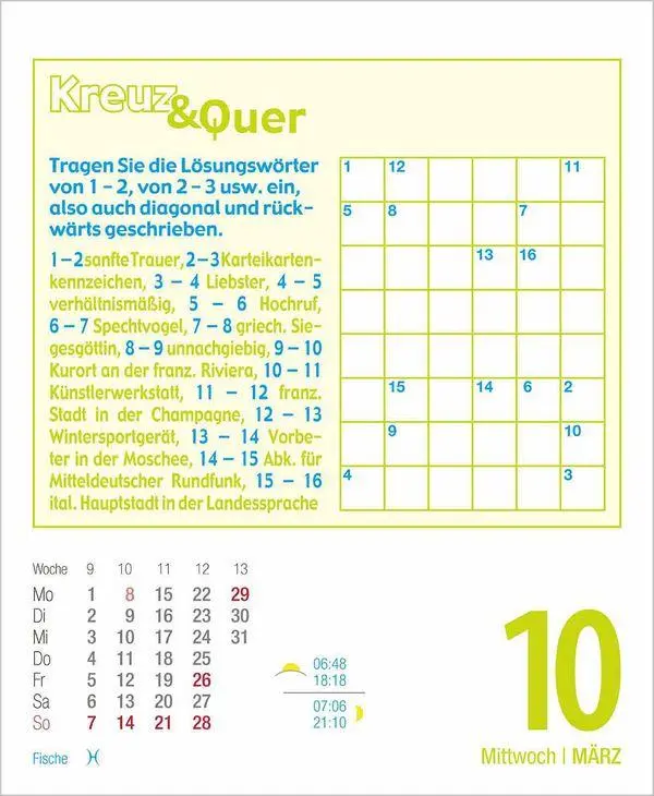 Bild: 9783819303272 | Rätsel und Denkspiele 2027 | Korsch Verlag | Kalender | 328 S. | 2027