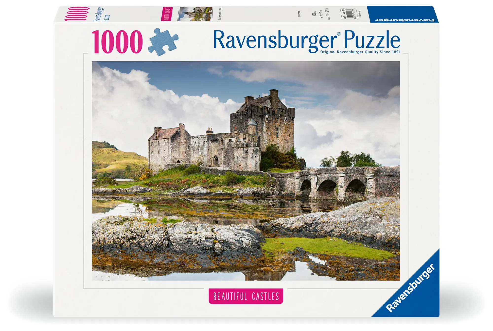 Cover: 4005555013372 | Erwachsenenpuzzle 1000 Teile - Schloss Eilean Donan, Schottland | 2025