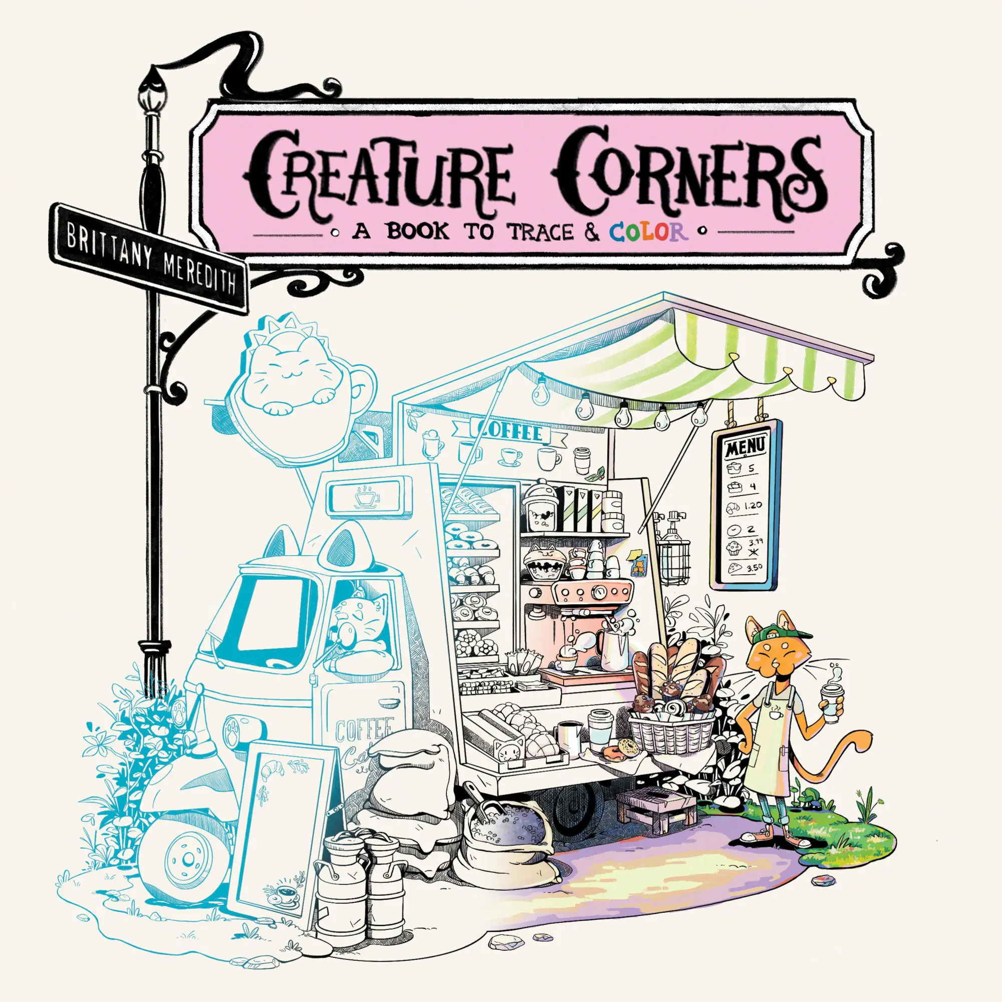 Cover: 9780593713372 | Creature Corners | A Book to Trace and Color | Brittany Meredith