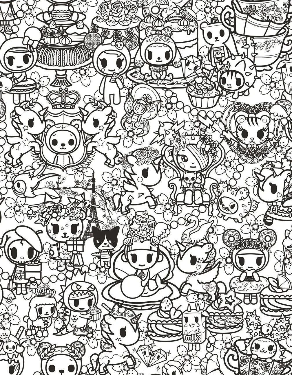 Bild: 9781454943372 | Tokidoki Coloring Party | Tokidoki | Taschenbuch | Englisch | 2021