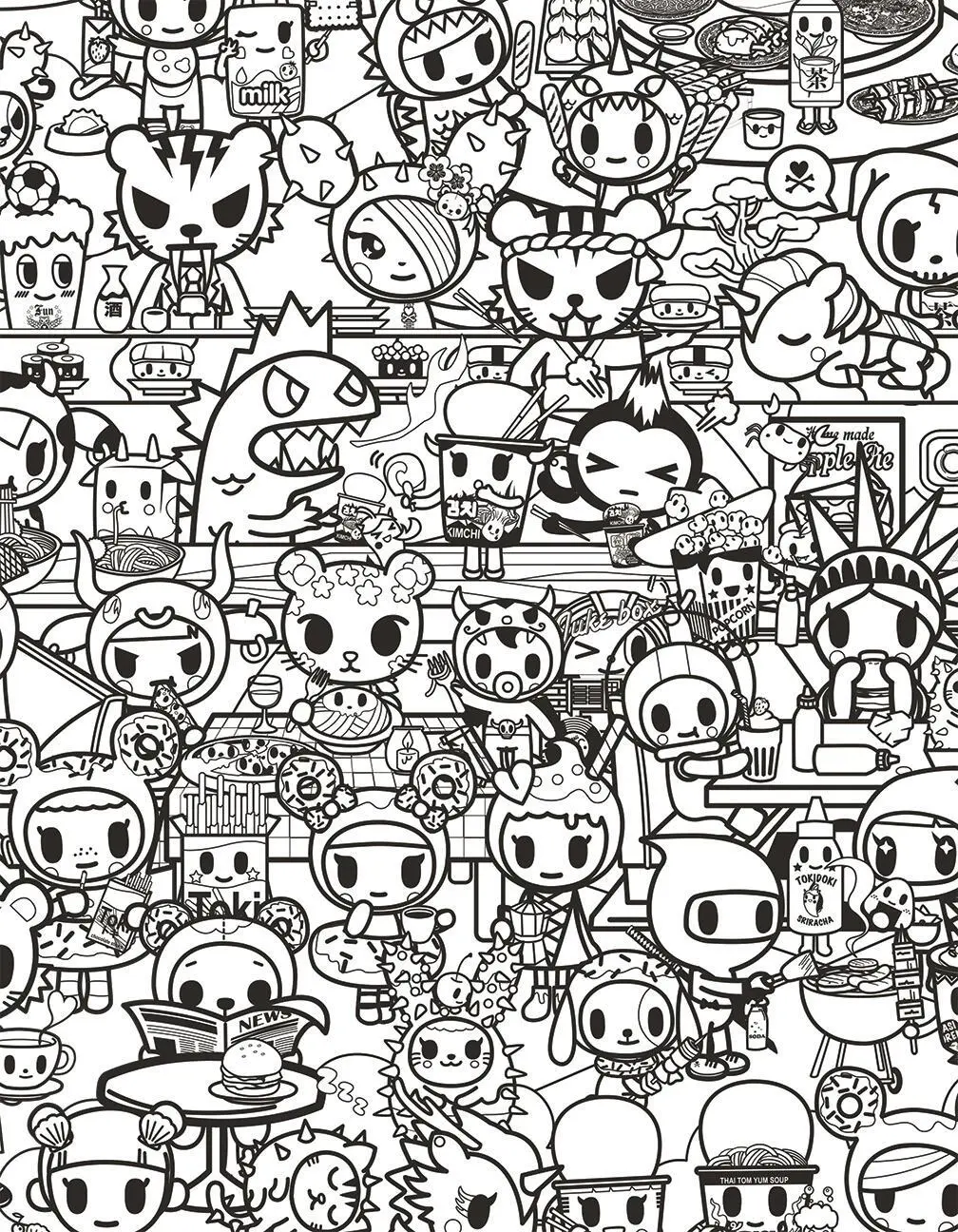 Bild: 9781454943372 | Tokidoki Coloring Party | Tokidoki | Taschenbuch | Englisch | 2021