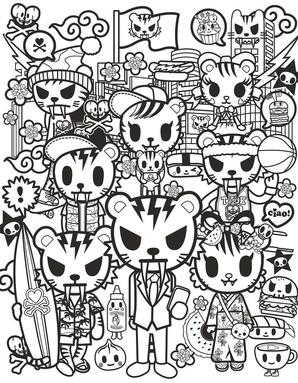 Bild: 9781454943372 | Tokidoki Coloring Party | Tokidoki | Taschenbuch | Englisch | 2021