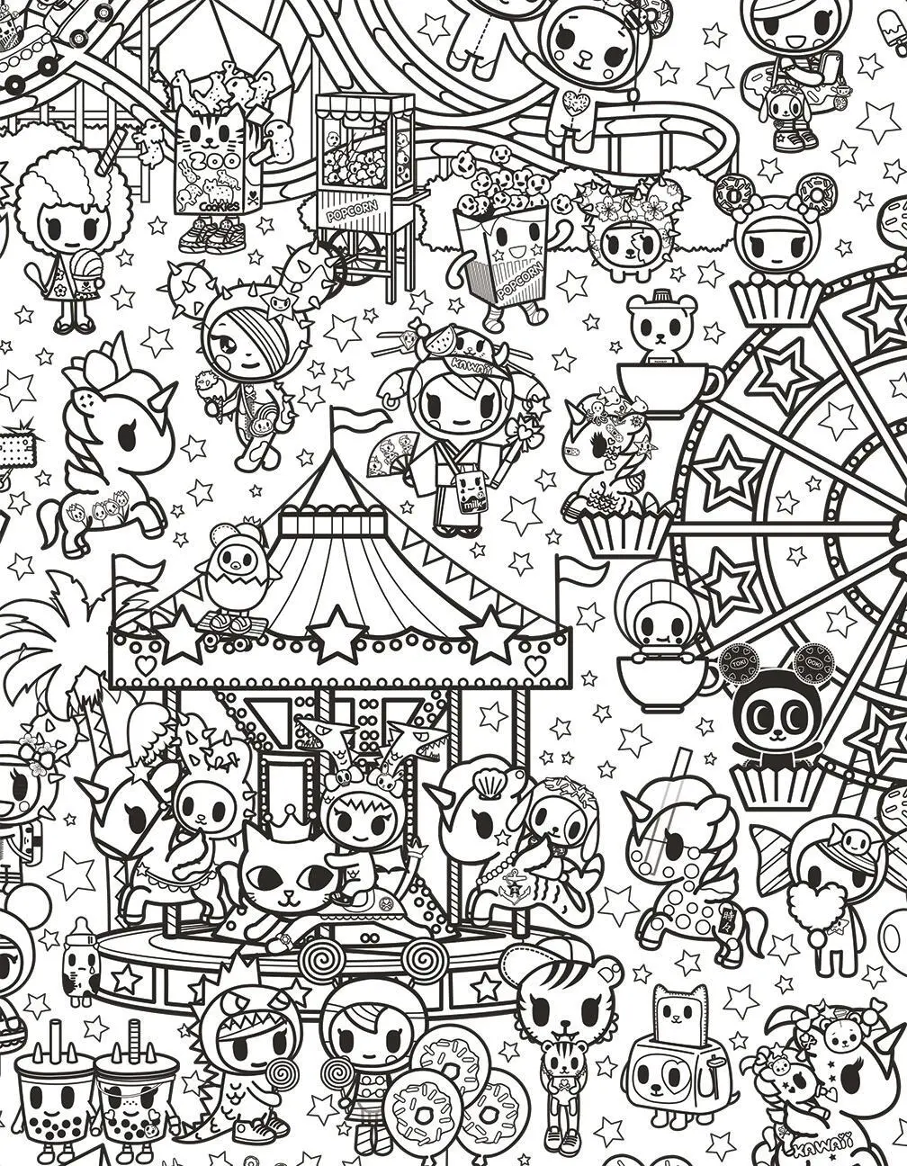 Bild: 9781454943372 | Tokidoki Coloring Party | Tokidoki | Taschenbuch | Englisch | 2021