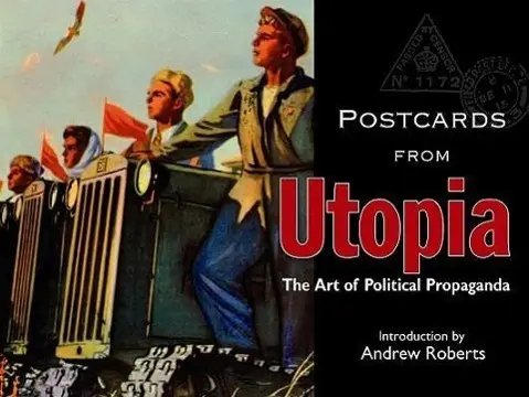 Cover: 9781851243372 | Postcards from Utopia | The Art of Political Propaganda | Roberts