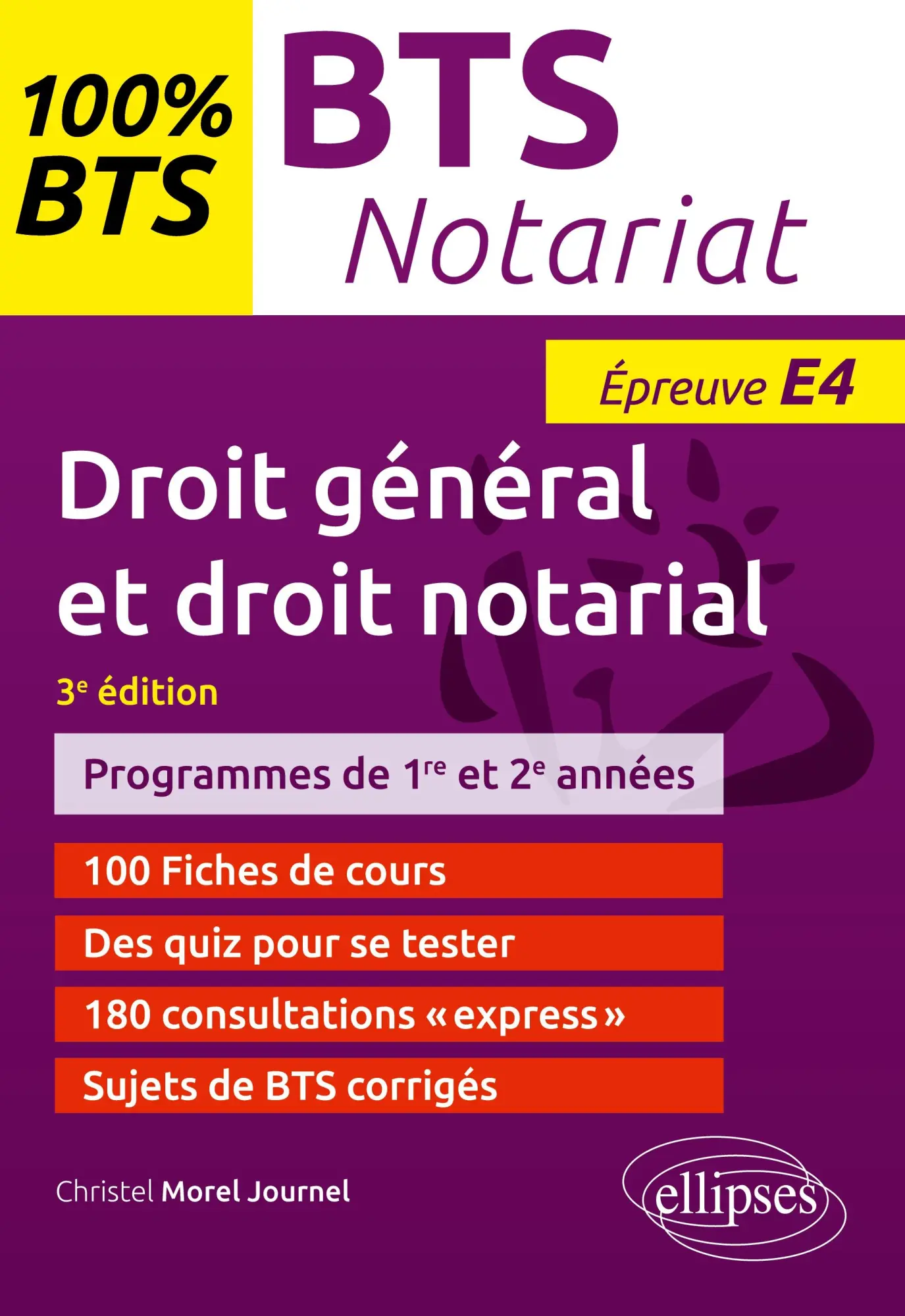 Cover: 9782340063372 | BTS Notariat - Épreuve de droit général et droit notarial (E4/U4)
