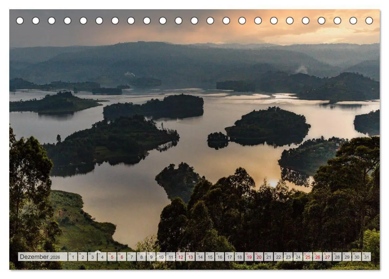 Bild: 9783457573372 | Uganda - ein Land der Vielfalt (Tischkalender 2026 DIN A5 quer),...