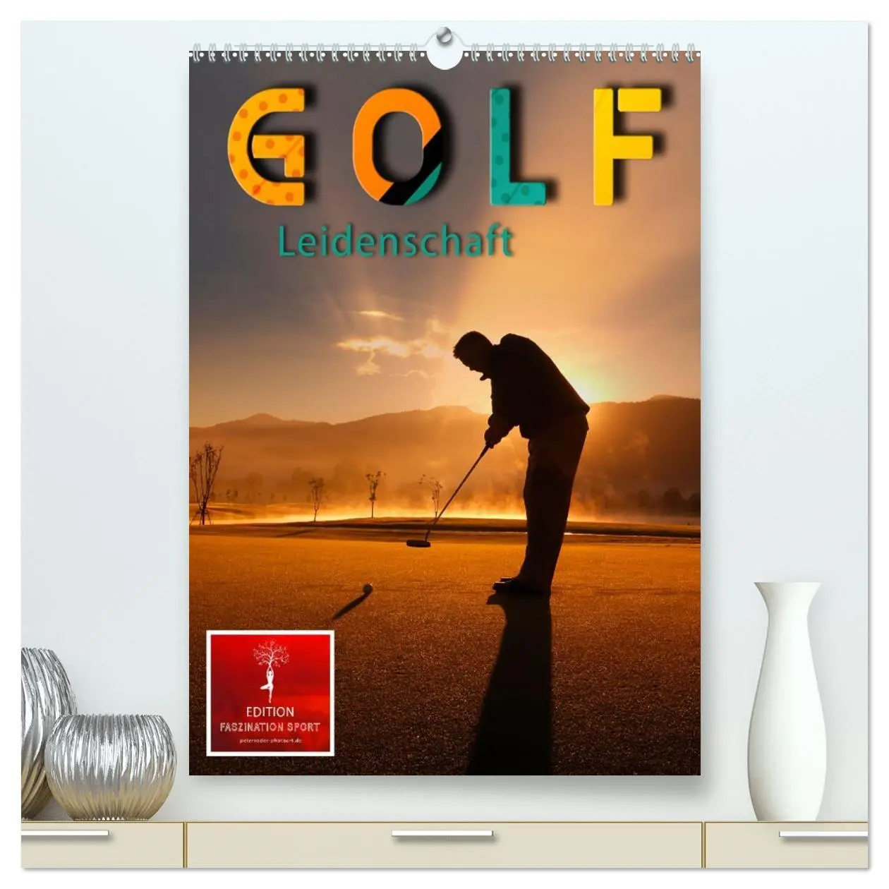 Cover: 9783516353372 | Golf Leidenschaft (hochwertiger Premium Wandkalender 2026 DIN A2...