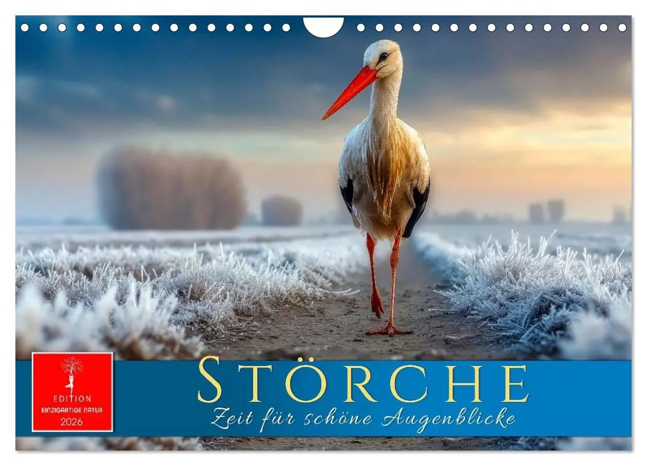 Cover: 9783516663372 | Störche - Zeit für schöne Augenblicke (Wandkalender 2026 DIN A4...