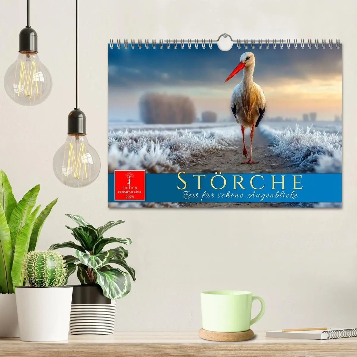 Bild: 9783516663372 | Störche - Zeit für schöne Augenblicke (Wandkalender 2026 DIN A4...