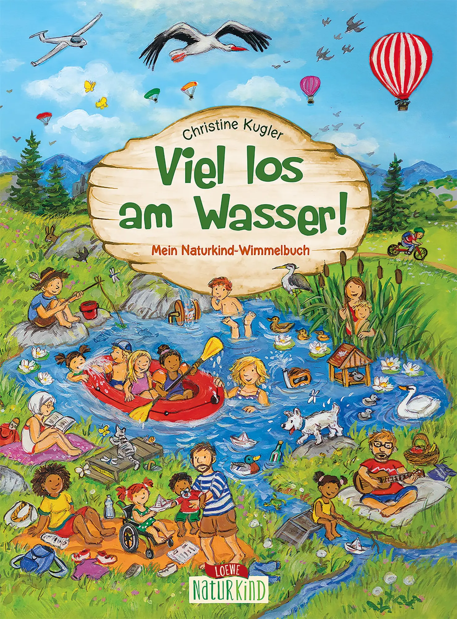 Cover: 9783743203372 | Viel los am Wasser! | Loewe Wimmelbücher | Buch | Naturkind | 16 S.