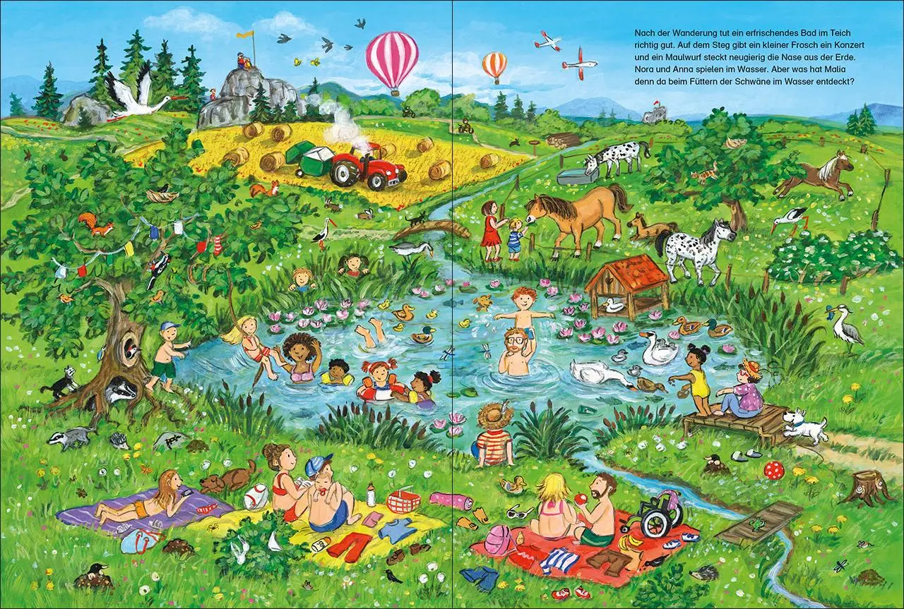 Bild: 9783743203372 | Viel los am Wasser! | Loewe Wimmelbücher | Buch | Naturkind | 16 S.
