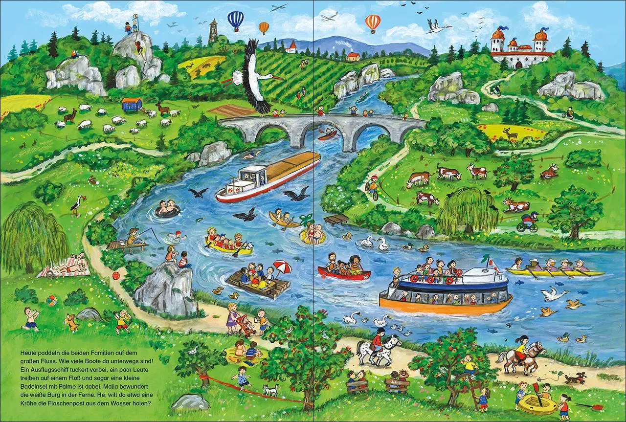 Bild: 9783743203372 | Viel los am Wasser! | Loewe Wimmelbücher | Buch | Naturkind | 16 S.