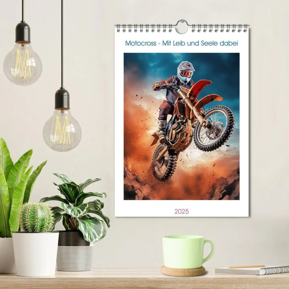 Bild: 9783435853472 | Motocross - Mit Leib und Seele dabei (Wandkalender 2025 DIN A4...