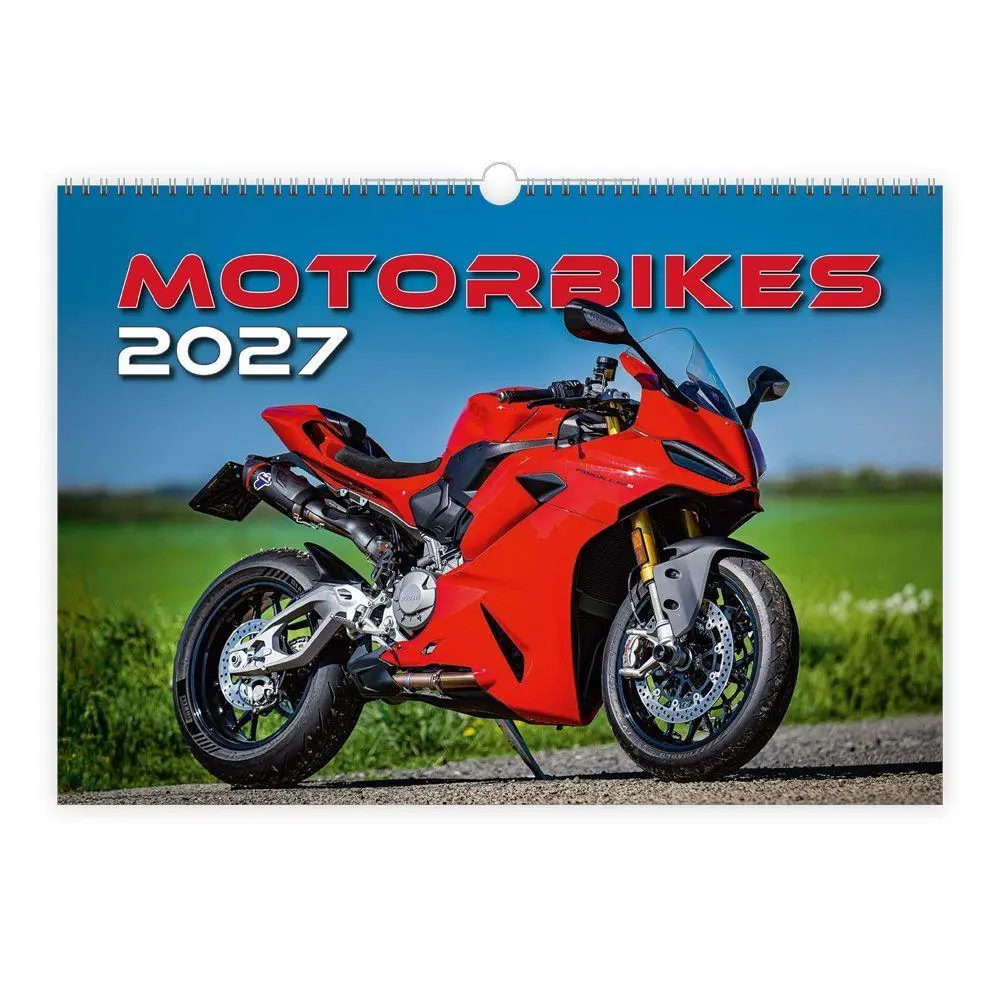 Cover: 8596641043572 | TRÖTSCH - Wandkalender Technikkalender Motorbikes 2027 | Wandkalender