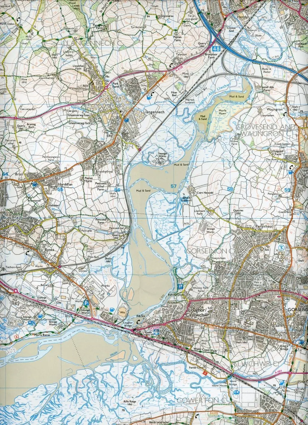 Bild: 9780319243572 | Gower, Llanelli | Ordnance Survey | (Land-)Karte | OS Explorer Map