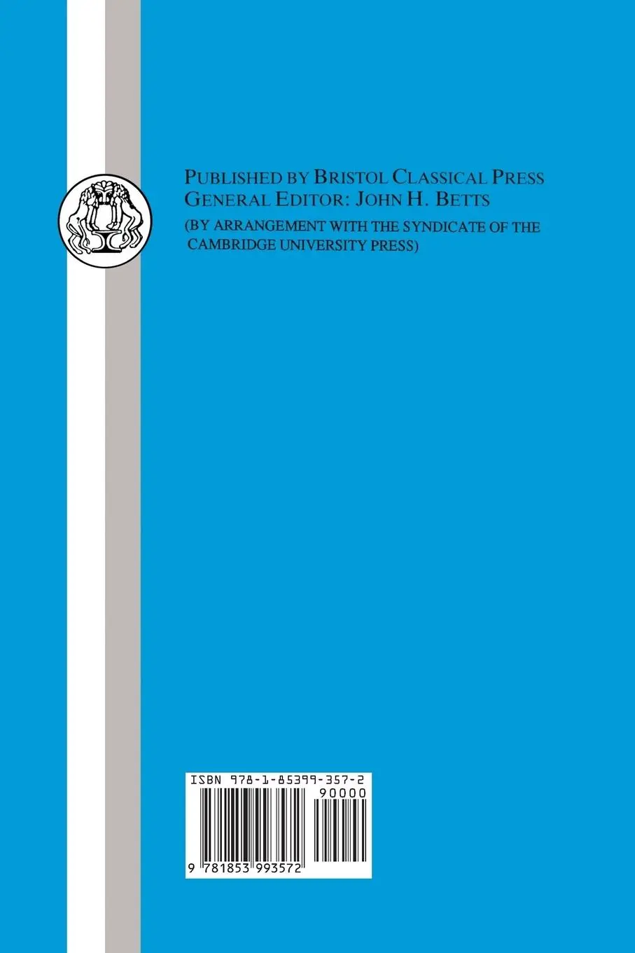 Rückseite: 9781853993572 | Lucan | Bello Civili I | Lucan | Taschenbuch | Kartoniert / Broschiert