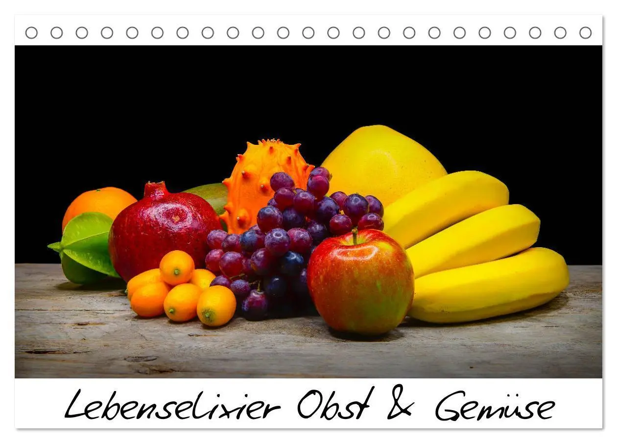 Cover: 9783457793572 | Lebenselixier Obst und Gemüse (Tischkalender 2026 DIN A5 quer),...