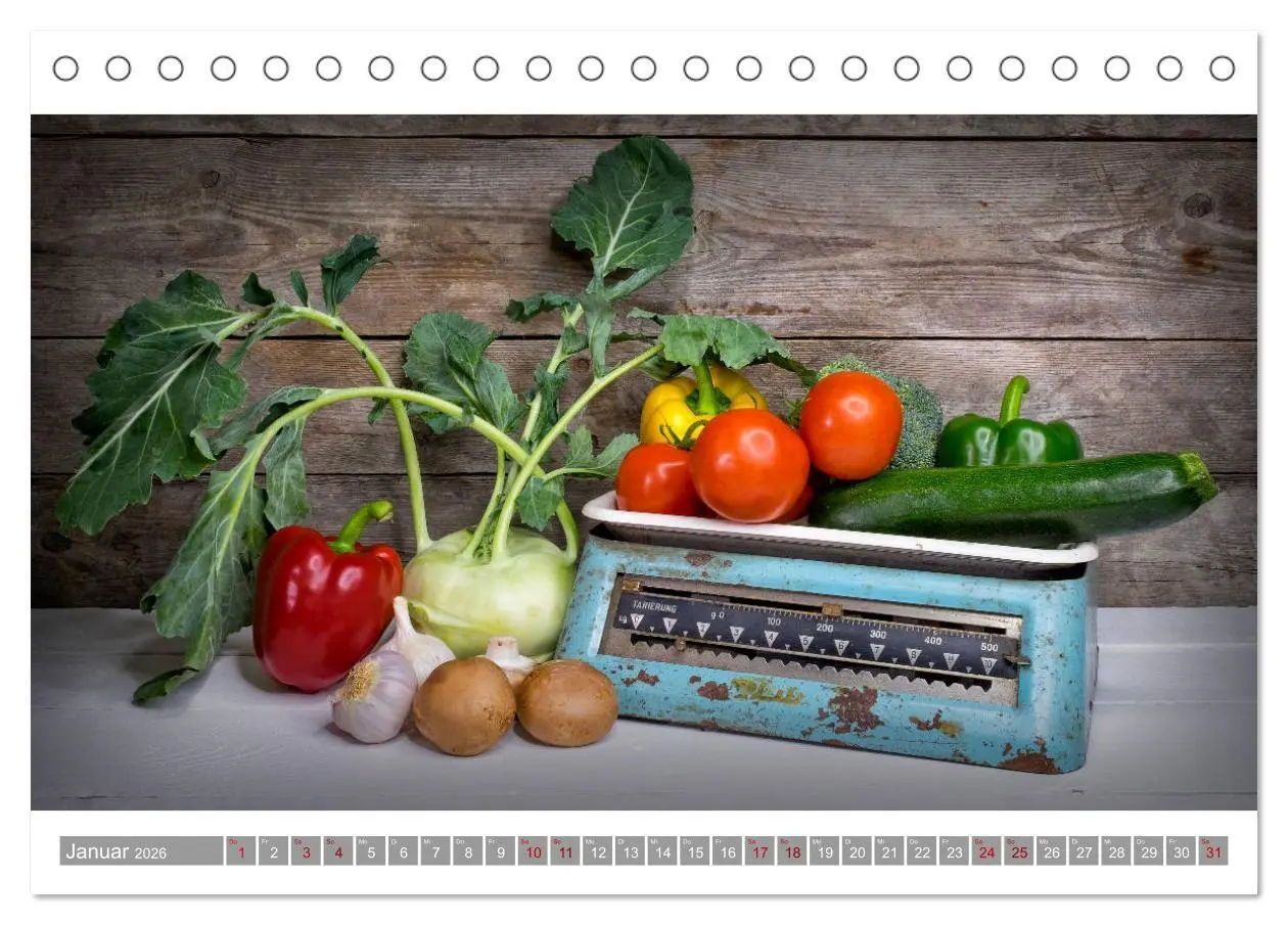 Bild: 9783457793572 | Lebenselixier Obst und Gemüse (Tischkalender 2026 DIN A5 quer),...