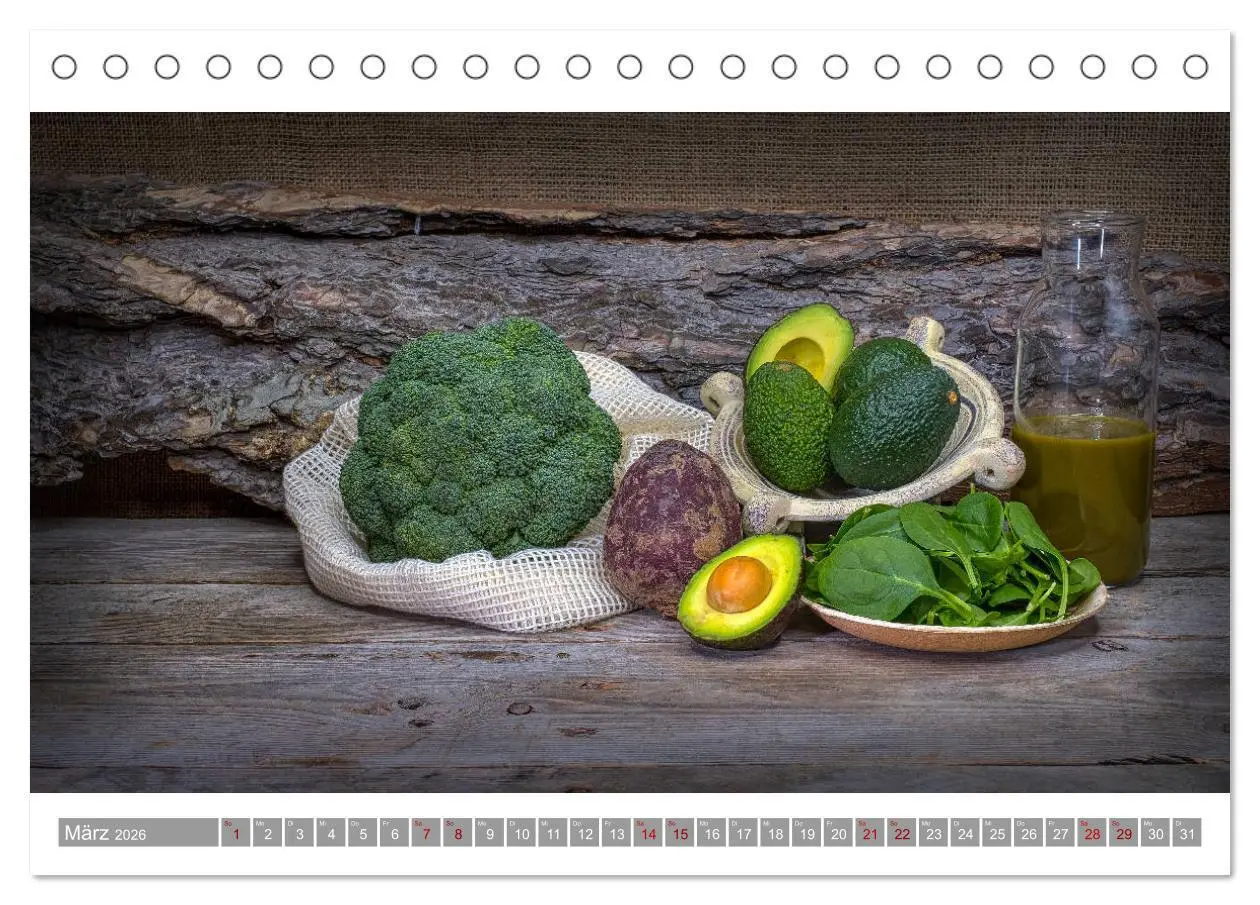Bild: 9783457793572 | Lebenselixier Obst und Gemüse (Tischkalender 2026 DIN A5 quer),...